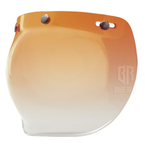 BELL 3-SNAP BUBBLE SHIELD (AMBER GRADIENT) 헬멧 쉴드