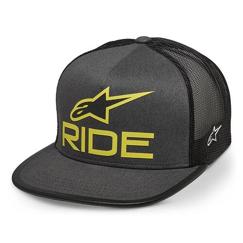 알파인스타 RIDE 4.0 TRUCKER HAT (CHAR/BLK/LIME) 라이드 햇 캐주얼 바이크 오토바이 스쿠터 캡 모자